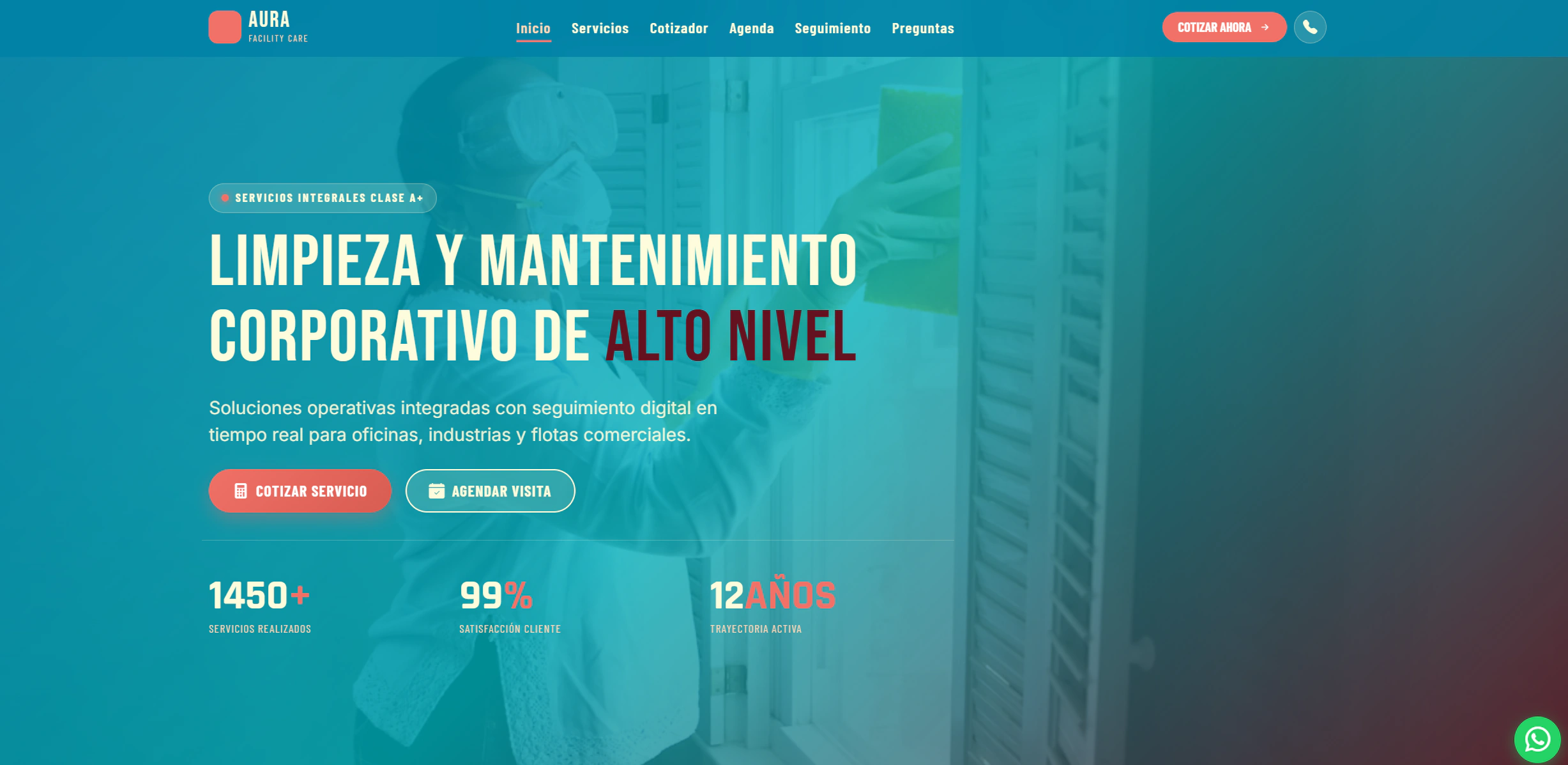 Para empresas de limpieza y mantenimiento