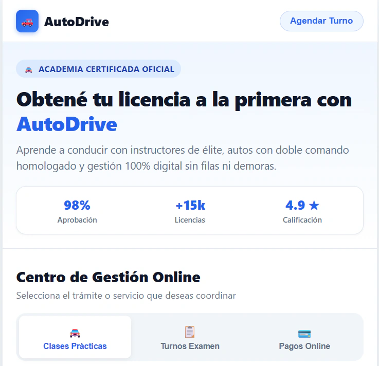 Para academias de manejo