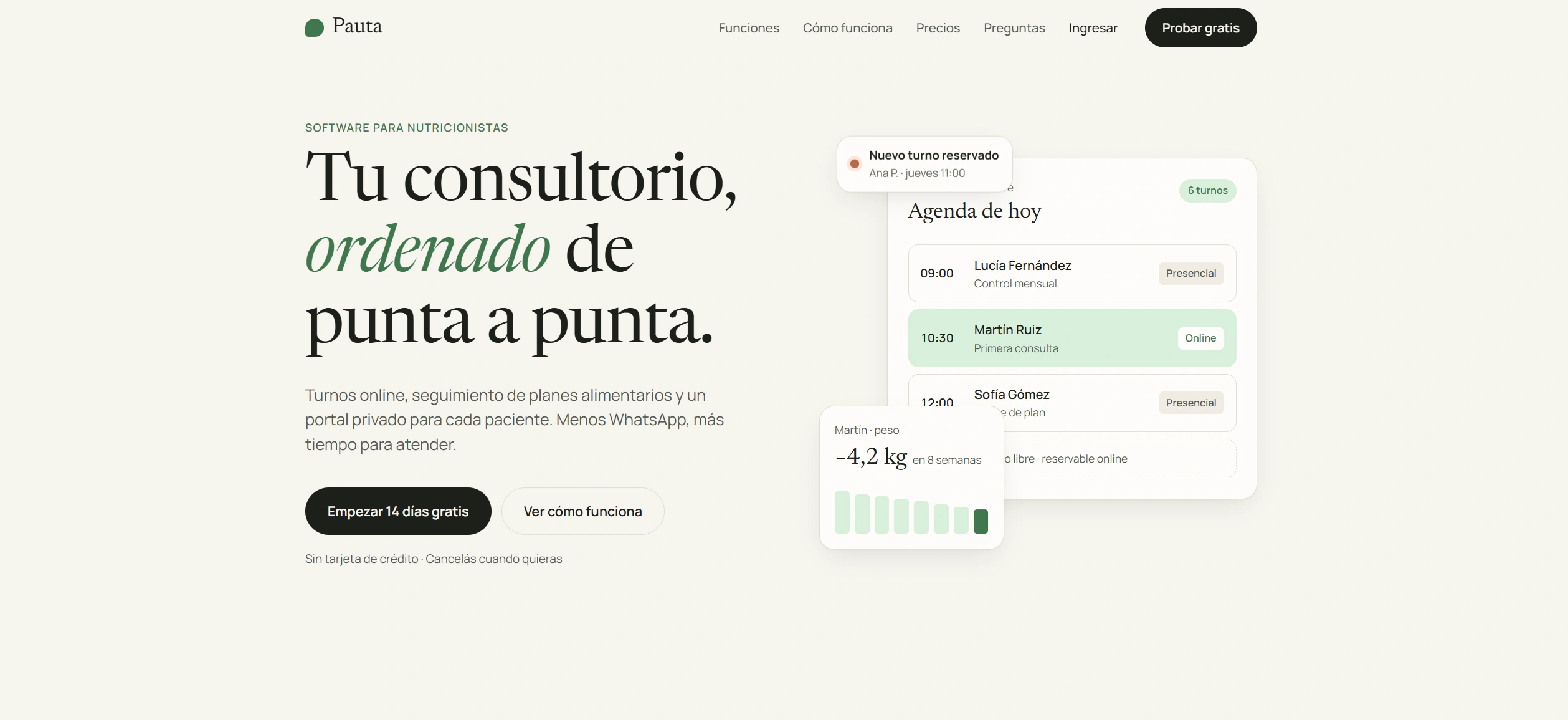 Para nutricionistas