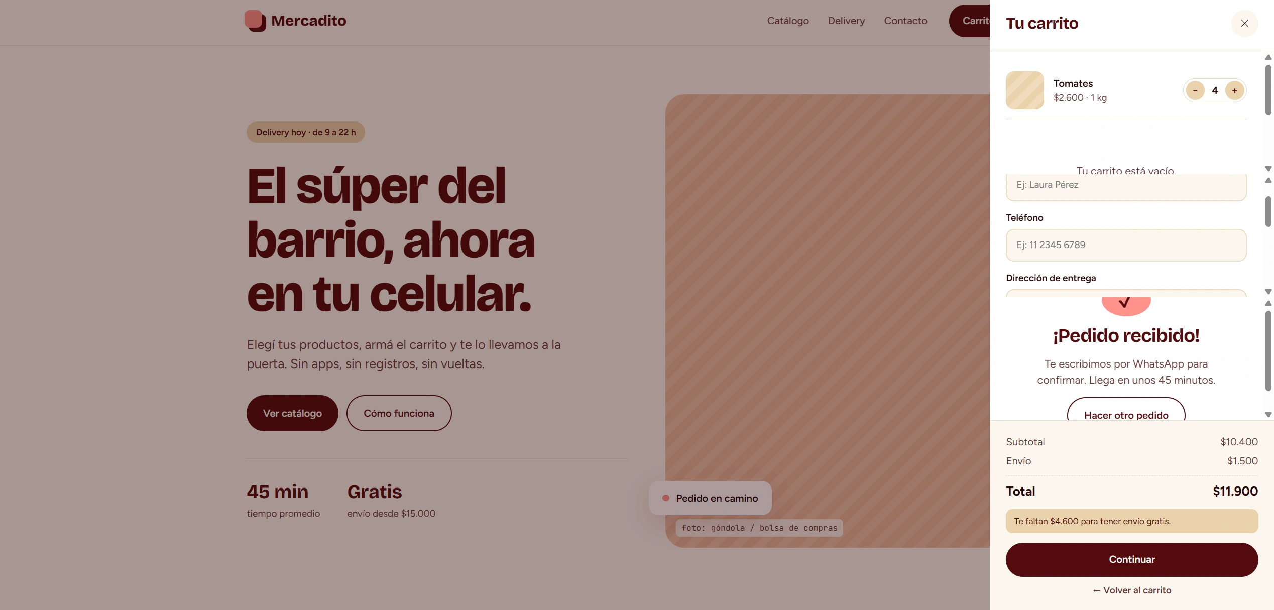 Para supermercados y minimarkets