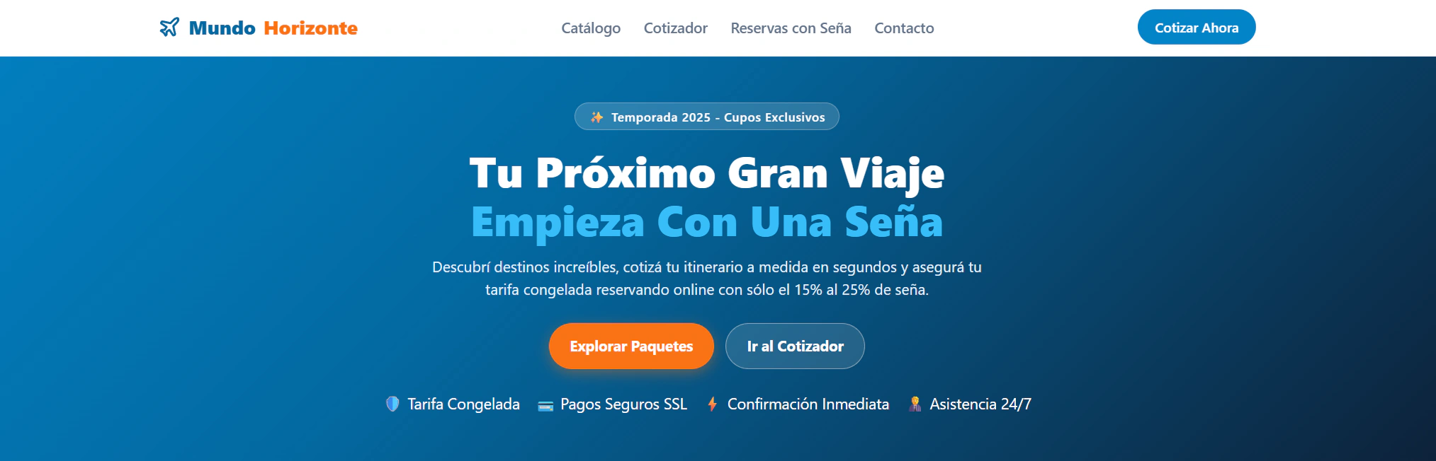 Para agencias de viaje y turismo